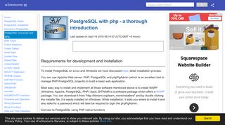 PostgreSQL with php - a thorough introduction - w3resource