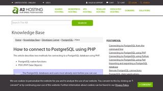 How to connect to PostgreSQL using PHP