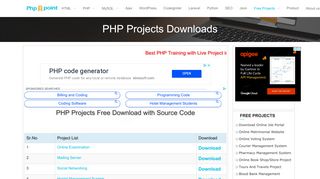 Php Projects With Source Code - Free Download Projects for Students
