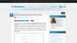 Login and Registration Script in PHP & Mysqli