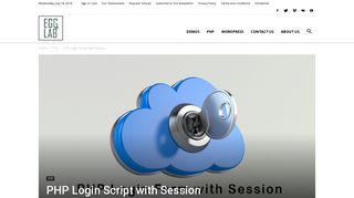 PHP Login Script with Session - Eggs Lab