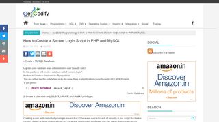 How to Create a Secure Login Script in PHP and MySQL - GetCodify