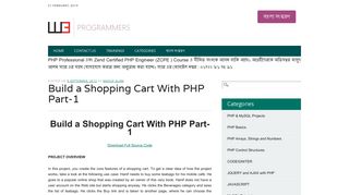 Build a Shopping Cart With PHP Part-1 - w3programmers