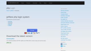 php login system - WonderWebWare.com