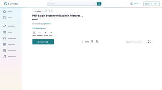 PHP Login System with Admin Features _ evolt | Http Cookie ... - Scribd