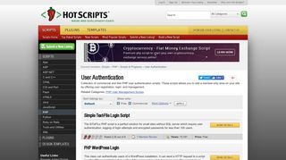 PHP user authentication / login scripts - Free, commercial and open ...