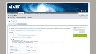 phpBB • Login Required - Contribution Details