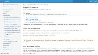 Log In Problems - Confluence Mobile - phpFox Documentation