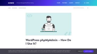 WordPress phpMyAdmin - Kinsta Hosting