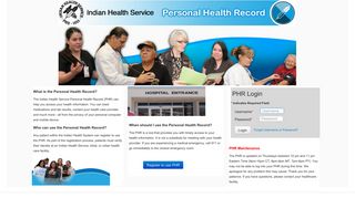 Patient Health Record - Login