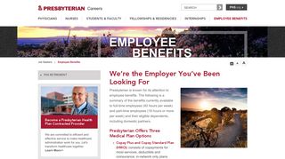 Employee Benefits | Presbyterian Healthcare Services | Presbyterian ...