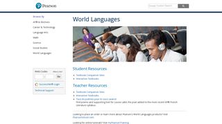 Pearson - World Languages