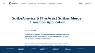 PhysAssist Scribes: Homepage