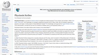 PhysAssist Scribes - Wikipedia