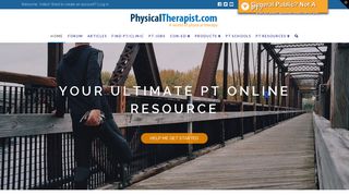 PhysicalTherapist.com: Home