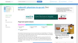 Access websrv01.physician-to-go.net. Doc-tor.com