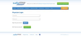 Physician Login - SafeStep.net