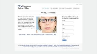 Are You a Member? | Physicians Eyecare Plan