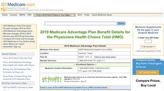2019 Physicians Health Choice Total (HMO) in TX Plan Benefits ...