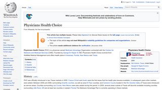 Physicians Health Choice - Wikipedia