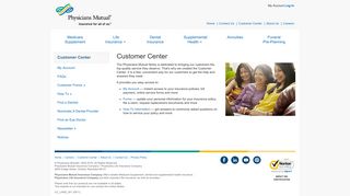 Customer Center - Physicians Mutual Insurance Company - 800-228 ...