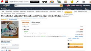 Amazon.com: PhysioEx 9.1: Laboratory Simulations in Physiology ...
