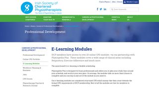 E-Learning Modules - Irish Society of Chartered Physiotherapists