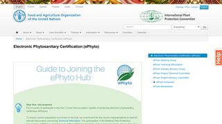 Electronic Phytosanitary Certification (ePhyto) - International Plant ...