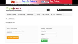 Login - Buy DoubleStemcell Snowphyll Online PhytoScience in India