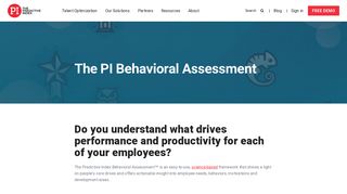 Employee Behavioral Assessment | The Predictive Index