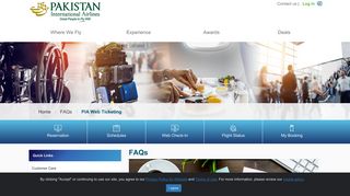 PIA Web Ticketing - Pakistan International Airlines - PIA