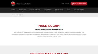 Make a claim | Pet Insurance Australia