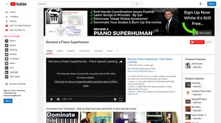 Become a Piano Superhuman - YouTube