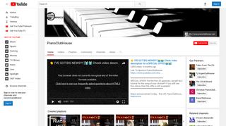 PianoClubHouse - YouTube