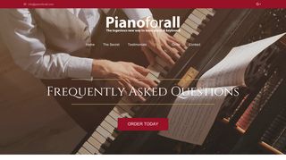 FAQs - Piano For All | Learn Piano & Keyboard