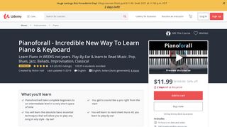 Pianoforall - Incredible New Way To Learn Piano & Keyboard | Udemy