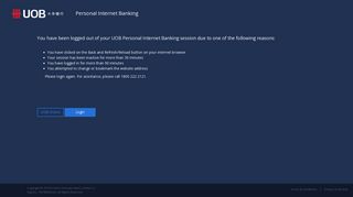 UOB | Personal Internet Banking