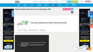Perth Institute of Business and Technology: PIBT - Your direct pathway ...
