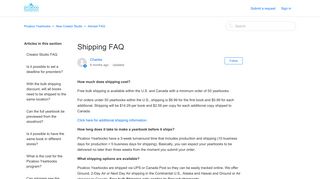 Shipping FAQ – Picaboo Yearbooks