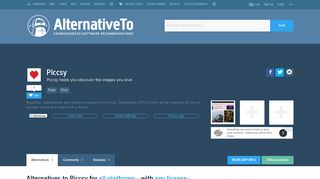 Piccsy Alternatives and Similar Websites and Apps - AlternativeTo.net