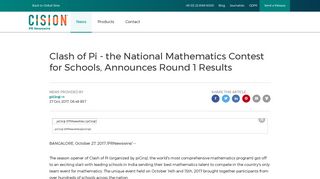 Clash of Pi - the National Mathematics Contest for Schools ...