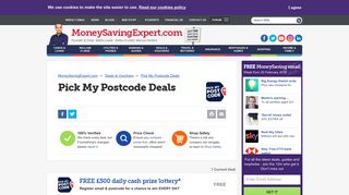 Pick My Postcode Discount Codes, Promo & Sales - Money Saving ...