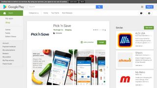 Pick 'n Save - Apps on Google Play