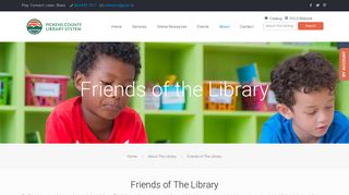 Friends of The Library - Pickens County Library System