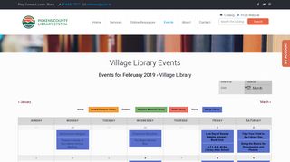 Village Library Events - Pickens County Library System