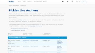 Pickles Live - Pickles Auctions Australia