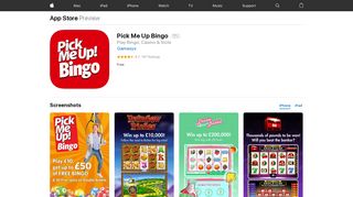Pick Me Up Bingo on the App Store - iTunes - Apple