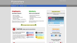 Picoworkers - Now Everyone Can Work