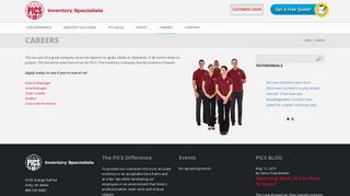 Careers - PICS – Phyle Inventory Control SpecialistsPICS – Phyle ...
