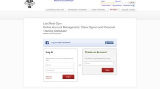 Last Real Gym Online - MINDBODY: Login